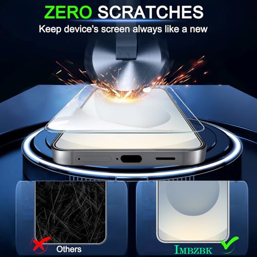 IMBZBK Screen Protector for Samsung Galaxy S25 Plus, 3+3 Pack - color: S25 Plus-Transparent