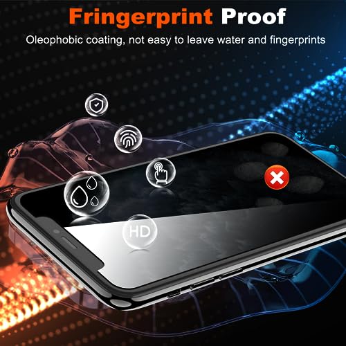 YMHML 2 Pack Compatible for iPhone 11 Pro Max/Xs Max Privacy Screen Protector Tempered Glass, Anti Spy Privacy Screen for iPhone Accessories, Case Friendly Private Film - size: iPhone 11 Pro Max/Xs Max-6.5 Inch