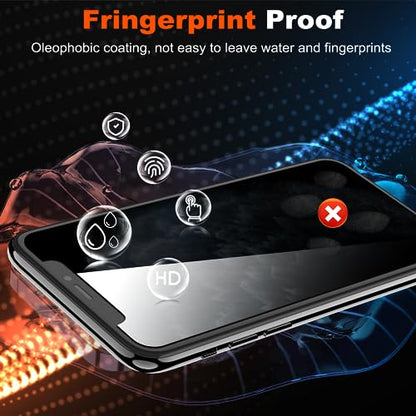 YMHML 2 Pack Compatible for iPhone 11 Pro Max/Xs Max Privacy Screen Protector Tempered Glass, Anti Spy Privacy Screen for iPhone Accessories, Case Friendly Private Film - size: iPhone 11 Pro Max/Xs Max-6.5 Inch