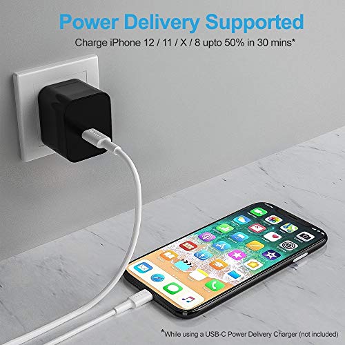 MaGeek USB C to Lightning Cable 6ft, [Apple MFi Certified] [2-Pack] PD Charger Compatible with iPhone 14/13/12/11/X/8, iPad Air/Air Pods, Supports Power Delivery - color: 2pcs_6ft_White