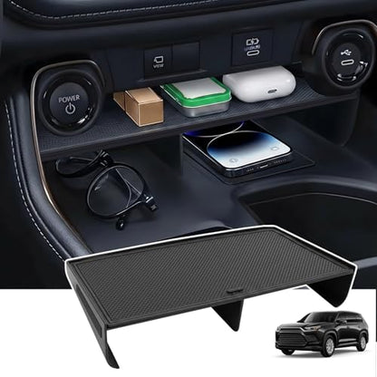 Center Console Organizer Tray for 2023-2026 Toyota Grand Highlander - color: Console Organizer Tray