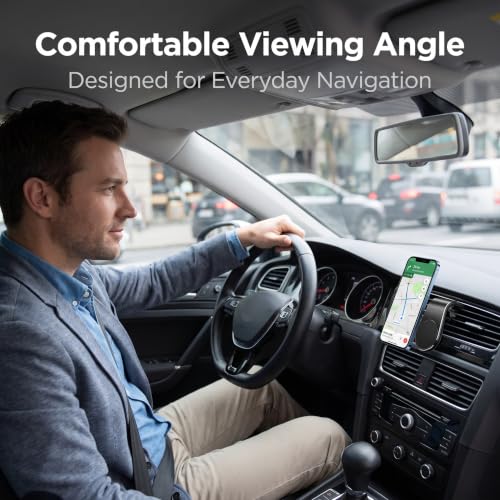 2Pcs Black Universal Phone Holder Clip Car Air Vent Magnetic Mount Holder Bracket for GPS Suporte Celular Car Phone, Vent Clip Phone Holder,Cell Phone Automobile Cradles