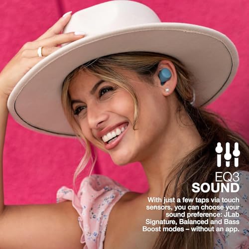 JLab Go Air Pop+ Earbuds, Dual Connect, EQ3 Sound, Slate - color: Slate, style: Matte