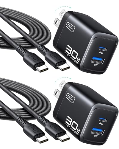 INIU 20000mAh Portable + 30W 2-Pack Type C Charger