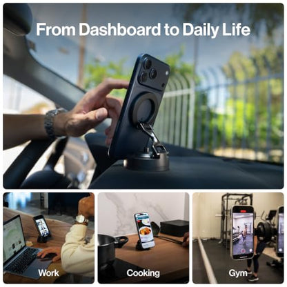 Statik HyperMount (Gen 3) Magnetic Phone Holder, for iPhone and Android - color: Gen 3, size: 1 Pack