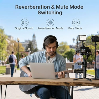 Loocam Mini Microphone for iPhone with Charging Case