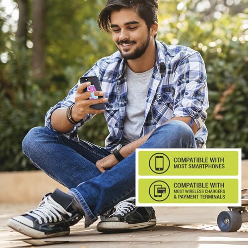 Gear Beast Universal Cell Phone Grip - Ultra Slim Elastic Finger Holder & Phone Stand - color: Pineapples