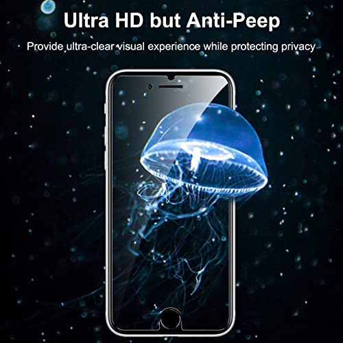 YMHML 2 Pack Compatible for iPhone SE 2020 2nd 2022 3rd Generation, iPhone 8 7 6s 6 Privacy Screen Protector, Anti Spy, Private Case Friendly Film - size: iPhone SE/8/7/6/6s-4.7 Inch