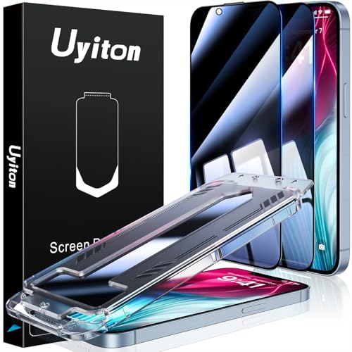 Uyiton for iPhone 13/13 Pro/14 Privacy Screen Protector UnBreak-Glass - size: iPhone 13/13 Pro/14 - 6.1 inch