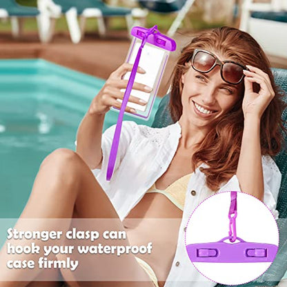 Flutesan 40 Pack Universal Clear Waterproof Phone Pouch, Multicolor - color: Multicolor