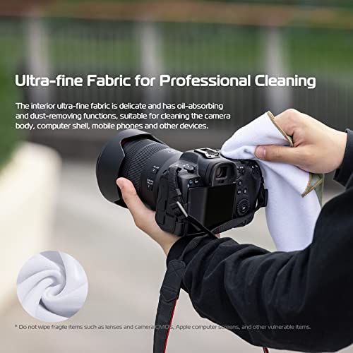 ULANZI Magic Universal Storage Cloth, Easy Wrapping and Safe Protection from Collissions， Bumping and Friction for Camera & Digital Accessories (45 * 45cm) - color: Dark Green
