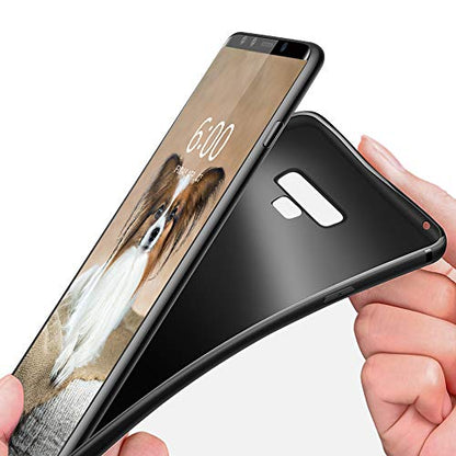Galaxy Note 9 Phone Case,Slim Thin Soft Flexible TPU Rubber Gel Skin Silicone Lightweight Anti-Scratch Shockproof Protective Cases Cover for Samsung Galaxy Note 9,Matte Black - color: Black
