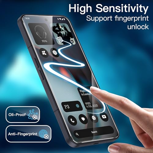 JETech Screen Protector for Nothing Phone 3, 3-Pack | 9H Tempered Glass, HD Clear, Anti-Scratch Protection, Easy Installation Tool - size: Nothing Phone 3