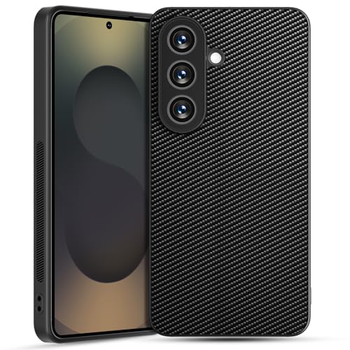 AICase for Samsung Galaxy S26 Plus Case, Carbon Fiber Design Thin Slim Fit Shockproof Hybrid Hard PC Soft TPU Bumper Drop Protection Lightweight Aramid Fiber Protective Cover - color: Carbon Fiber, size: S26 PLUS