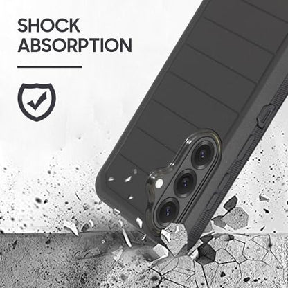 Compatible for Samsung S26 Rugged Case with Belt Clip Holster & Built-in Screen Protector, Heavy-Duty Full-Body Shockproof Cover, Military-Grade Protective Phone Case (Pro) - color: Pro