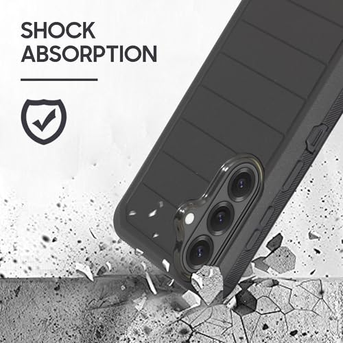 Compatible for Samsung S26 Rugged Case with Belt Clip Holster & Built-in Screen Protector, Heavy-Duty Full-Body Shockproof Cover, Military-Grade Protective Phone Case (Pro) - color: Pro