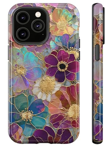 Generic Case Compatible with iPhone 11,Luxuriously Blooming Flowers Phone Women,Dual-Layer 11 - color: Luxuriously blooming flowers, size: for iPhone 11