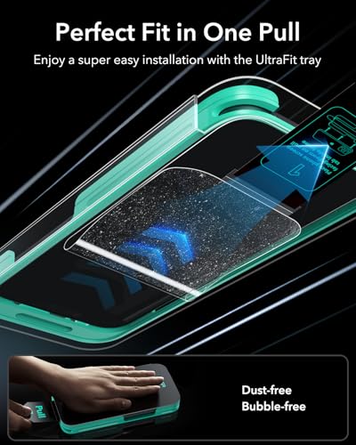 ESR 6 Pack for iPhone 17e/16e/14/13/13 Pro Screen Protector, Armorite - size: iPhone 17e/16e/14/13/13 Pro 6.1 inch (Pack of 2)