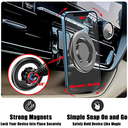 Car Phone Holder, Air Vent Magsafe Mount for Toyota Highlander 2020-2023 - style: Highlander/Magsafe