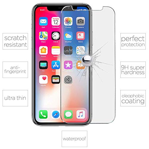 iPhone 12 Mini Screen Protector - (5.4 Inch) Tempered Glass Screen Compatible with Apple (3 PACK)