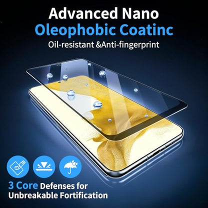 Privacy Screen Protector for Samsung Galaxy S22 + Lens Protector