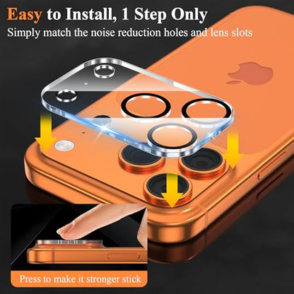 4 Pack Camera Lens Screen Protector Compatible with iPhone 17 Pro - size: 17 Pro