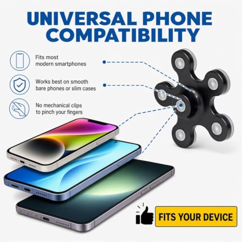 Hitt Brands Flexible Gooseneck Phone Holder – Adjustable Clamp Mount for Desk, Bed, or Wheelchair | Universal Clip-On Cell Phone Stand for Video Recording, Streaming & Hands-Free Use