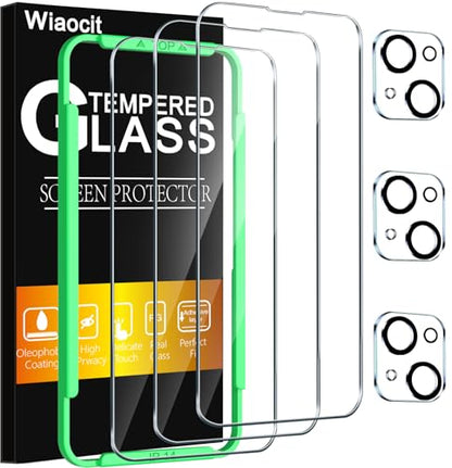 Wiaocit Tempered Glass Screen Protector for iPhone 14 - size: iPhone 14-6.1 Inch