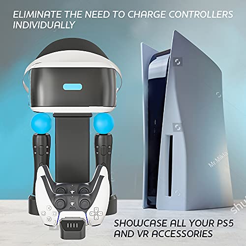 VR Charging Stand, PSVR Charging Station for PS5 - Black - color: PlayStation 5