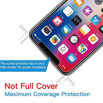 SAMKE 3-Pack Tempered Glass for iPhone XR、iPhone 11 Screen Protector, 6.1in - size: iPhone XR and iPhone 11 (6.1-inch)