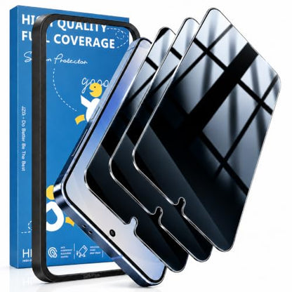 3 Pack for Samsung Galaxy S24 Plus / S25 Plus Privacy Screen Protector - size: 6.70 inch