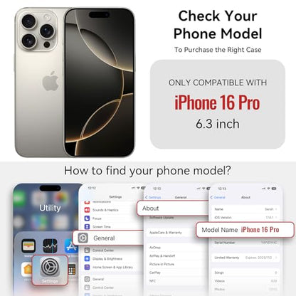 for iPhone 16 Pro Phone Case Wallet Magnetic Detachable, Navy Blue - color: Navy Blue, size: iPhone 16 Pro