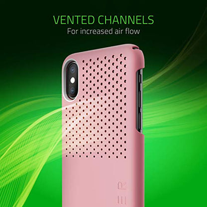 Razer Arctech Slim for iPhone Xs Max Case: Thermaphene & Venting Performance Cooling - Wireless Charging Compatible - Matte Black - color: Matte Black