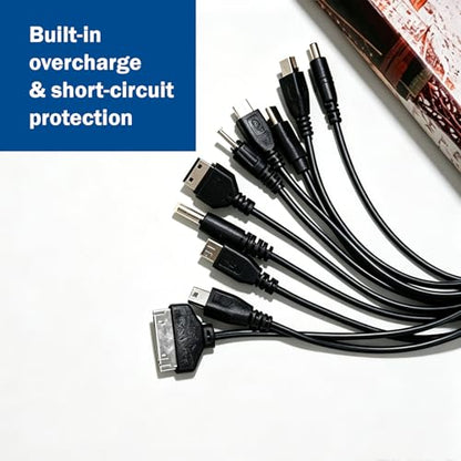 10 in 1 Multi Universal USB Charging Cable - color: Black
