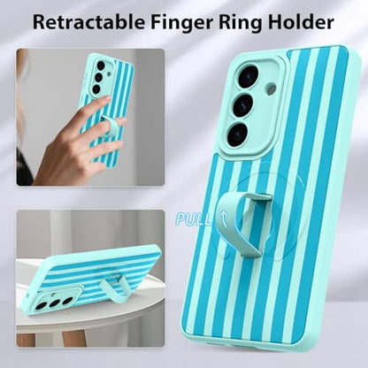 KANGHAR Compatible with Samsung Galaxy S26 Case Stripes -Blue - color: Blue-Stripes, size: Samsung Galaxy S26