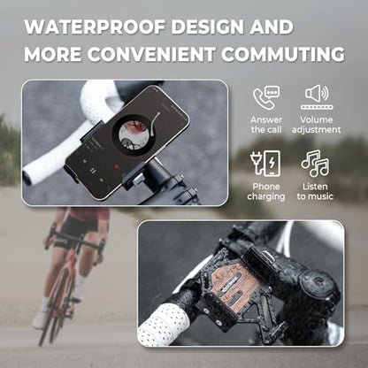 ROCKBROS Bike Phone Mount, Quick Release, 360° for 4.5-7.2 in Phones