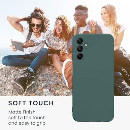 kwmobile Case Compatible with Samsung Galaxy A14 5G Case - Protective Slim TPU Phone Cover - Soft Matte Finish - Blue Green - color: blue green, size: Galaxy A14 5G