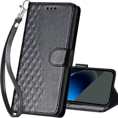 for Google Pixel 10a Wallet case, Black | 3 Card Holders, Kickstand, Shockproof TPU Shell, PU Leather, Magnetic Closure, Protective Flip Folio Cover, Women - color: 3