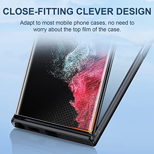 LK 3 Pack for Samsung Galaxy S22 Ultra Screen Protector, Soft TPU Protector