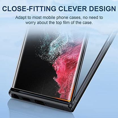 LK 3 Pack for Samsung Galaxy S22 Ultra Screen Protector, Soft TPU Protector