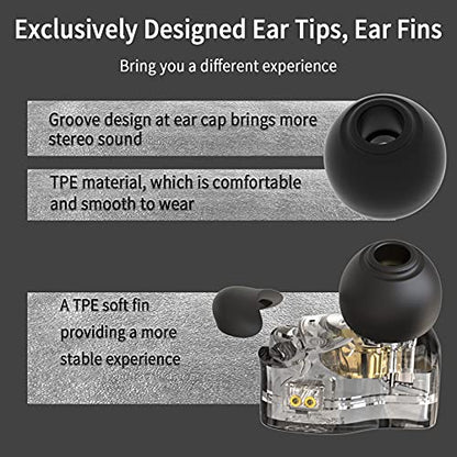 YINYOO CCZ Melody Gaming Earbuds Wired in Ear Hearphones with Microphone IEM HiFi Bass with 1DD 1BA Hybrid, Detachable Cable for Smartphones/PC/Tablet/Gaming/Video/Music/Calling (Green, with mic) - color: Green, size: 3.5mm-With Microphone, style: 3.5mm-W