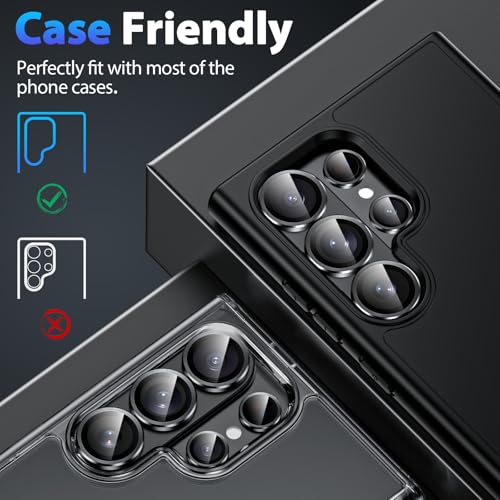 for Samsung Galaxy S26 Ultra Camera Lens Protector,Black - color: Black