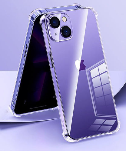 1pc Case for iPhone 14 6.1-Inch, Non-Yellowing Shockproof Phone Bumper Cover, Anti-Scratch Clear - size: iPhone 14