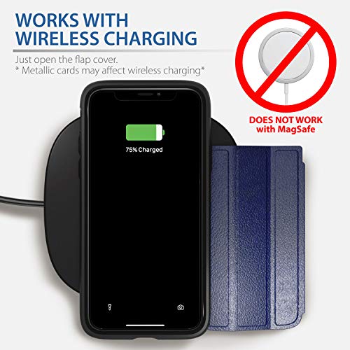 VENA vCommute for iPhone 12 / iPhone 12 Pro Wallet Case, Blue - color: Blue, size: iPhone 12/ 12 Pro