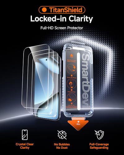 SMARTDEVIL 3 Pack Pixel 10 Pro/10 Screen Protector - size: Pixel 10 Pro/10 6.3 inch