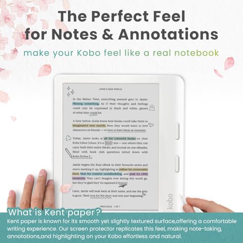BELLEMOND Kent Paper Screen Protector for Kobo Libra Color/Libra 2 7"
