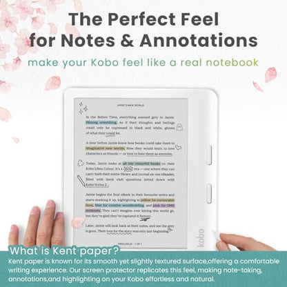 BELLEMOND Kent Paper Screen Protector for Kobo Libra Color/Libra 2 7"
