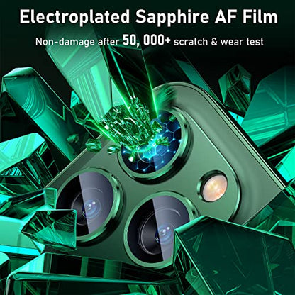 UniqueMe for iPhone 13 Pro/13 Pro Max Camera Lens Protector-Alpine Green - color: Alpine Green