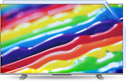 Anti Glare TV Screen Protector for 50 InchTV, Indoor Outdoor Anti Glare TV Film Blue Light Screen Frosted Film