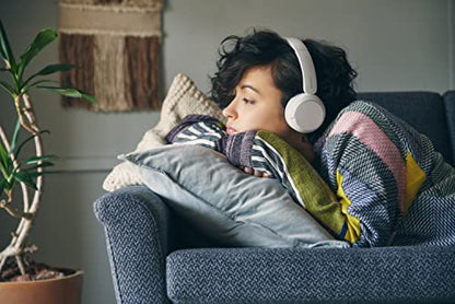 Sony WH-CH520 Wireless On-Ear Bluetooth Headphones with Microphone, White - color: White